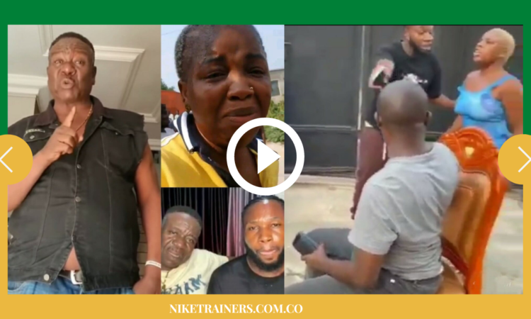 During this time of family strife, a video has surfaced showing Mr. Ibu’s son and daughter Jasmine confronting the actor’s wife in their home.